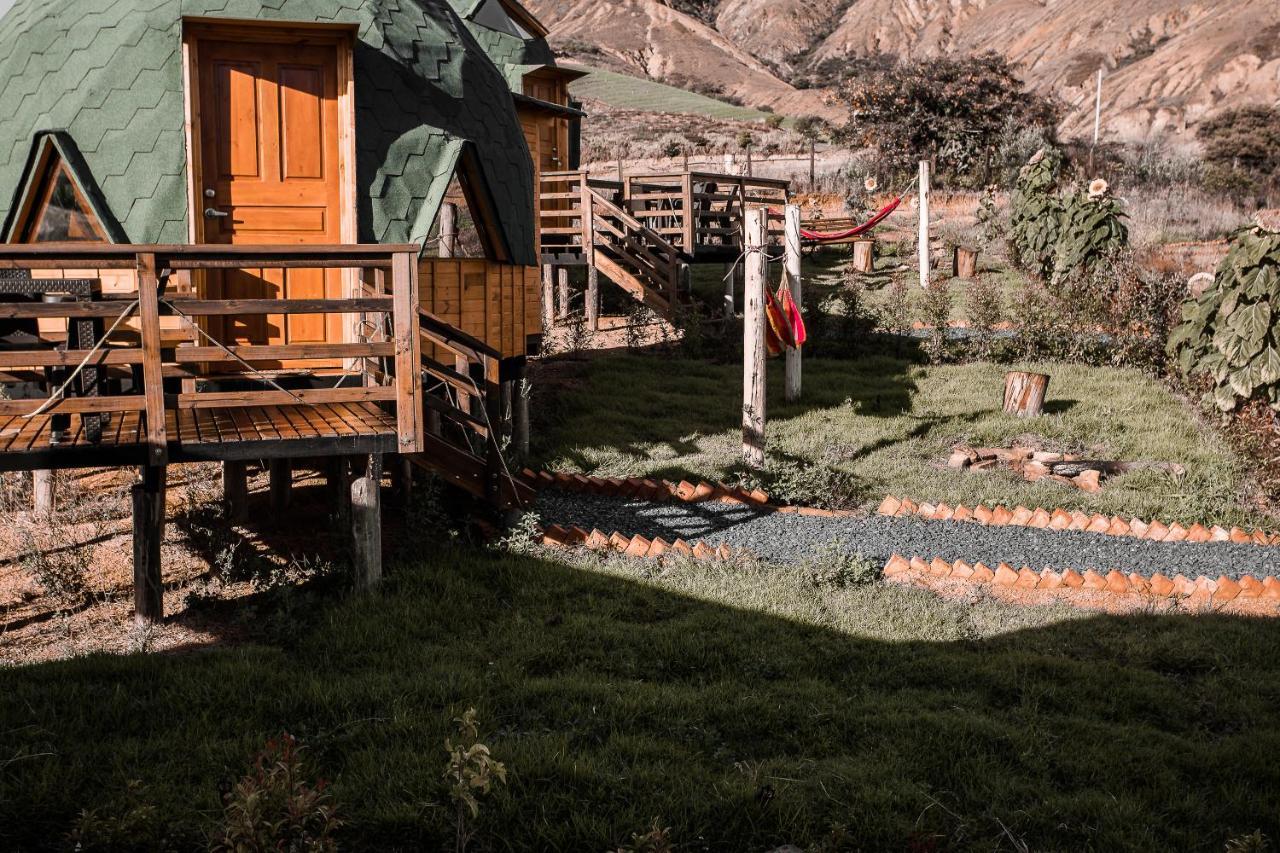 Los Nopales Glamping Sáchica Eksteriør billede