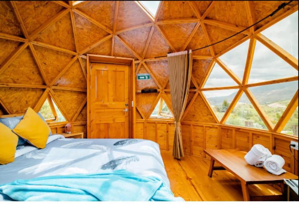 Los Nopales Glamping Sáchica Eksteriør billede