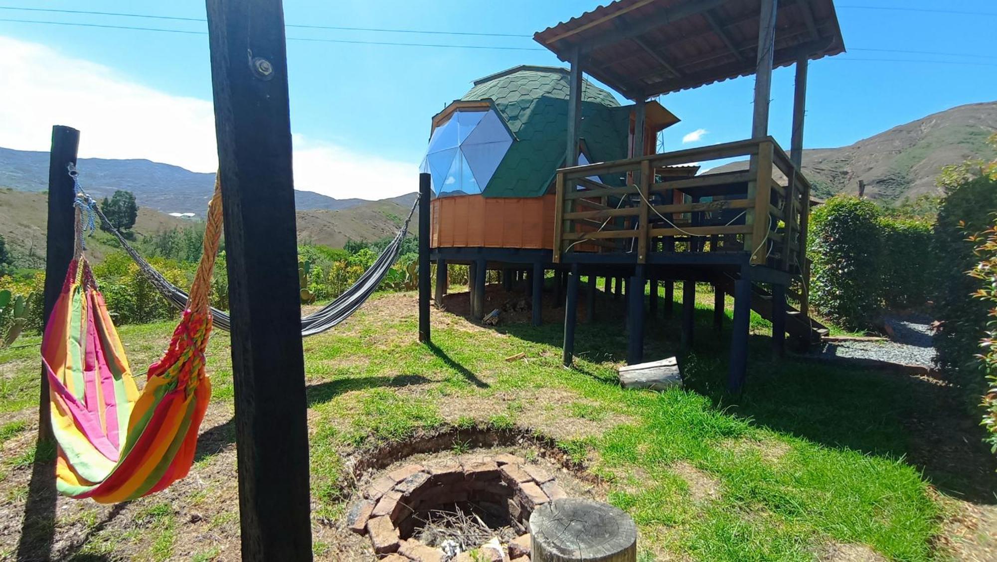 Los Nopales Glamping Sáchica Eksteriør billede